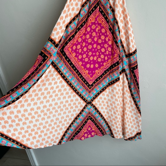 MINKPINK AFRICAN TRANCE TASSEL TIE SWING DRESS - Picture 3 of 11